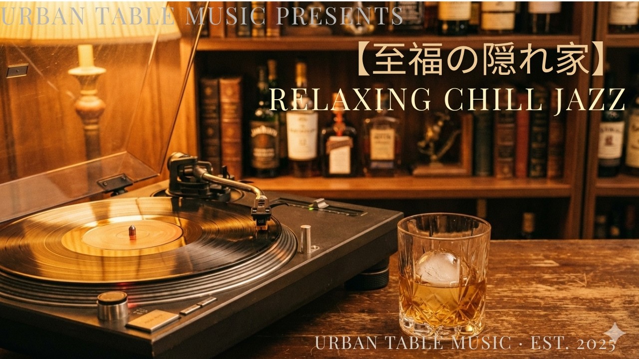 【至福の隠家】ノスタルジックなリラックスBGM｜Vinyl Night: Nostalgic Chill Jazz & Retro Melodies from a Hidden Vintage Bar