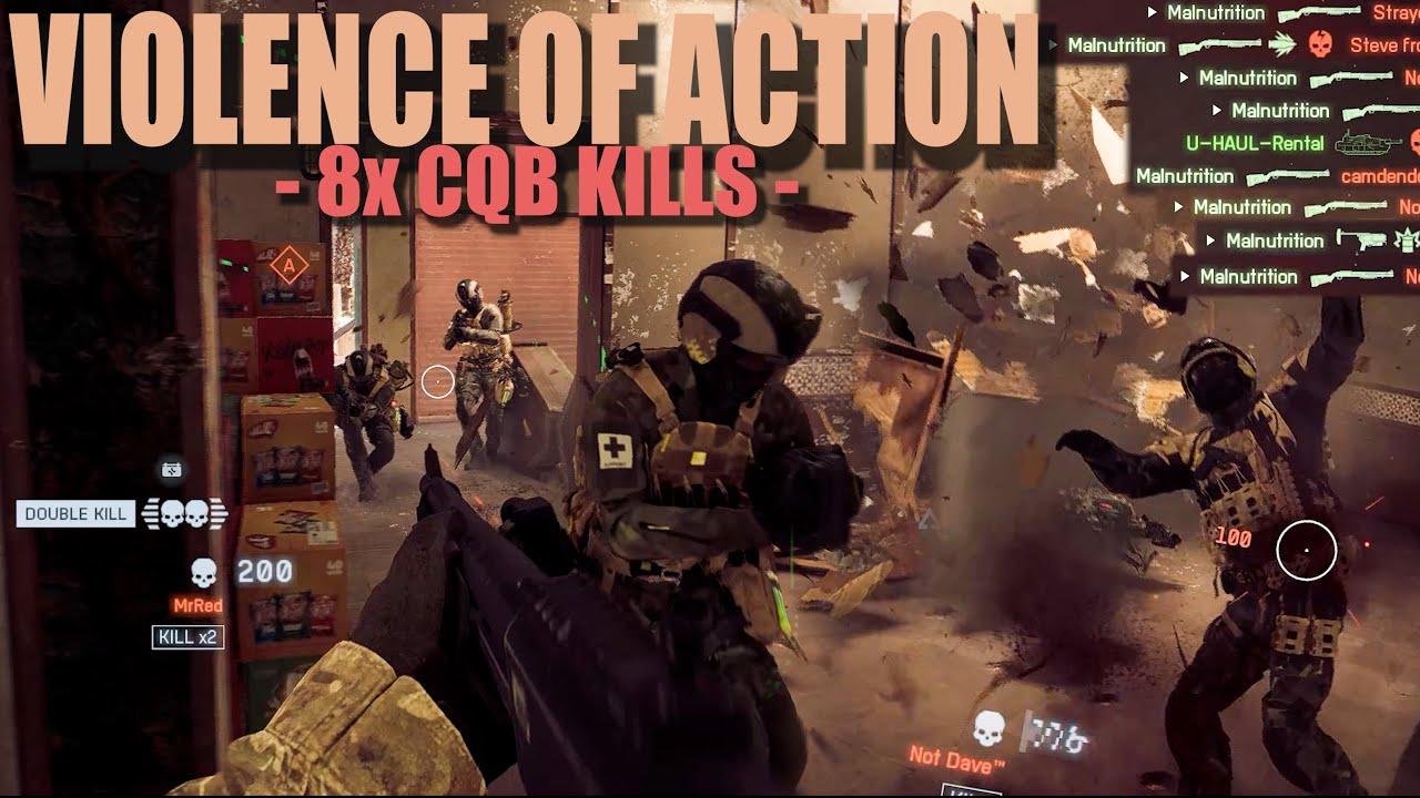 8 CQB Kills Under 45 Seconds - BF6 Violence of Action #bf6 #cqb #shotgun #onemanarmy