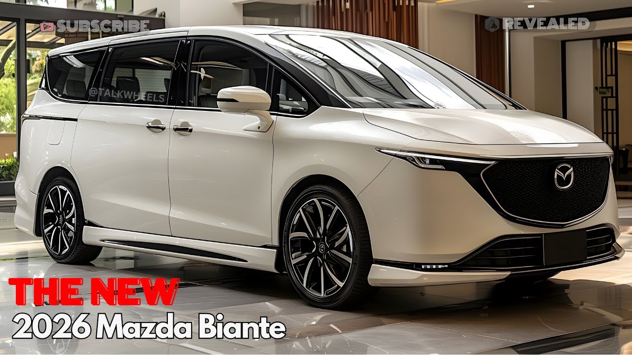2026 Mazda Biante zaprezentował - luksusowy minivan, kt&oacute;ry wydaje się być premium SUV!