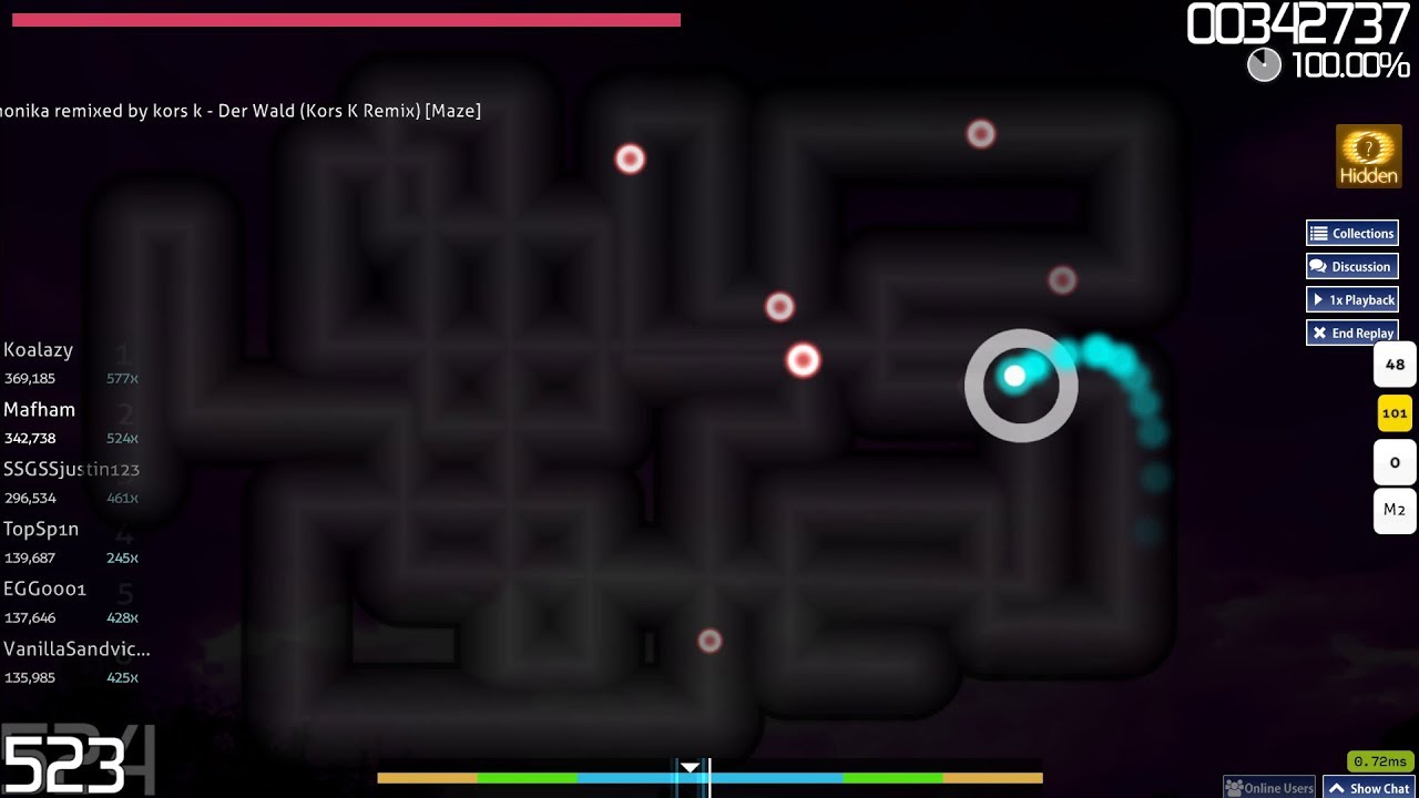 osu! - Der Wald [Maze] +HD SS #1 (Loved)