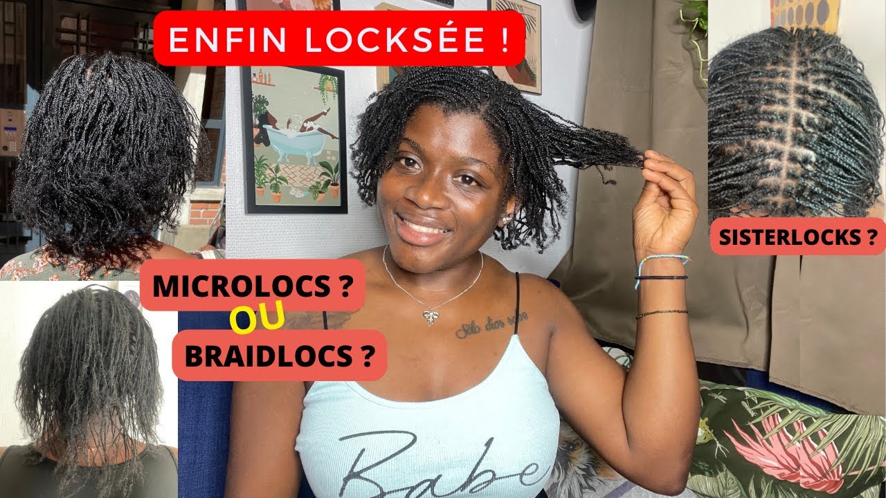 Départ de #LOCKS sur cheveux crépus 4C 💇🏾‍♀️ #braidlocs #sisterlocs #locstyles #microlocs