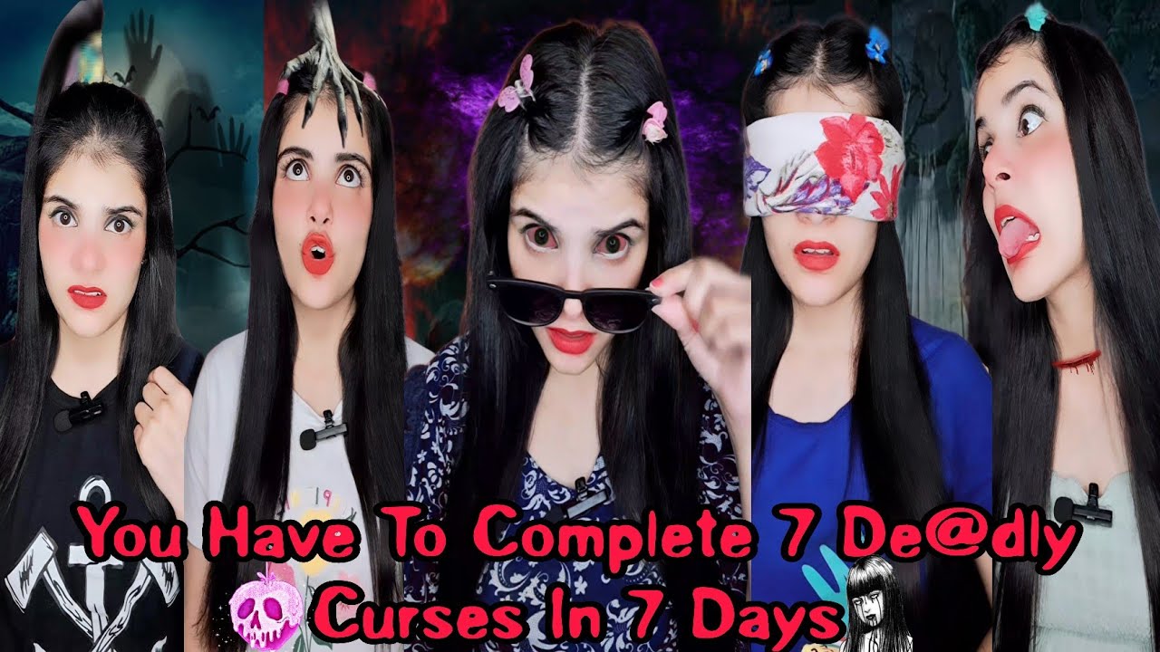 Full Story~You Have To Complete 7 De@dly Curses In 7 Days🤫(Scary Story😳) @Jiya Jasmine Shorts