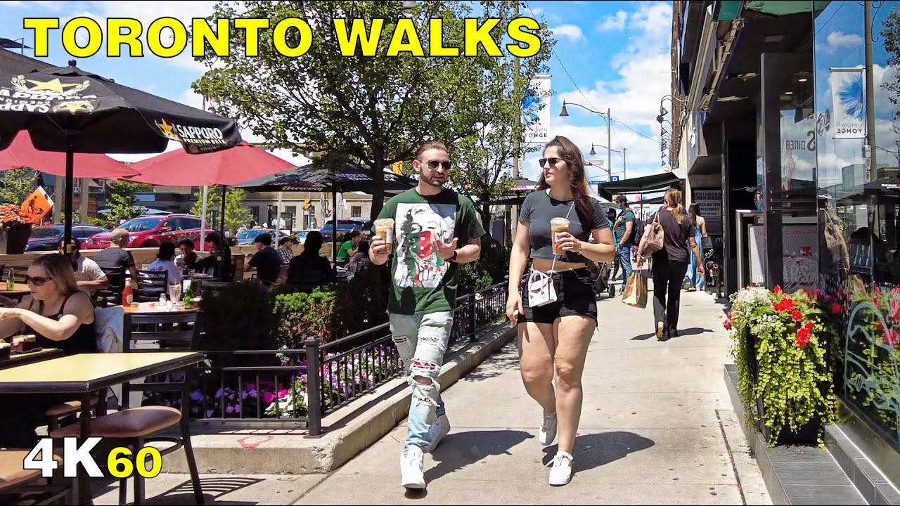 Midtown Toronto Patios on a Busy Saturday Afternoon (July 10, 2021)