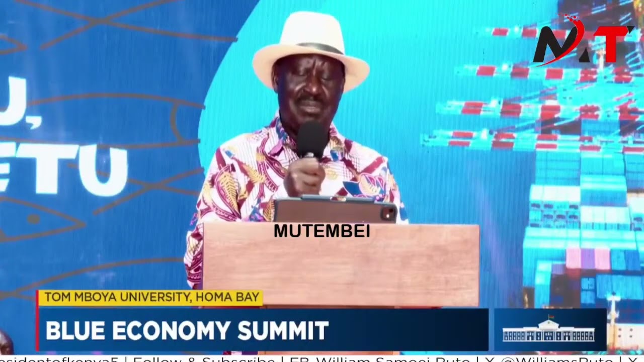 Raila Delivers Powerful Speech in Homabay in Front of Ruto!It's Stupid To Kill Each Other Over FISH!