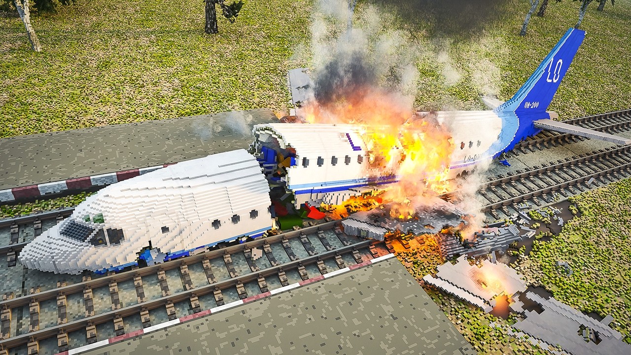 Realistic Airplane Crashes & Shootdowns 5 | Teardown