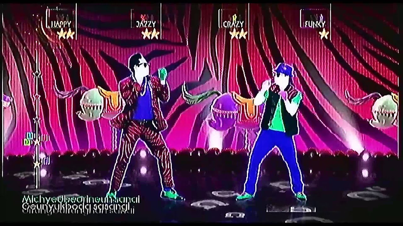 [4 PLAYERS] Just Dance 4~GANGNAM STYLE by PSY (XboX360)