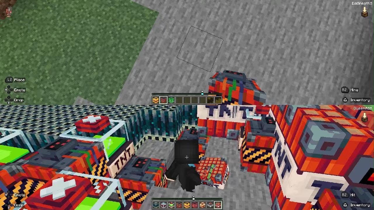 Destroying the server in Minecraft.