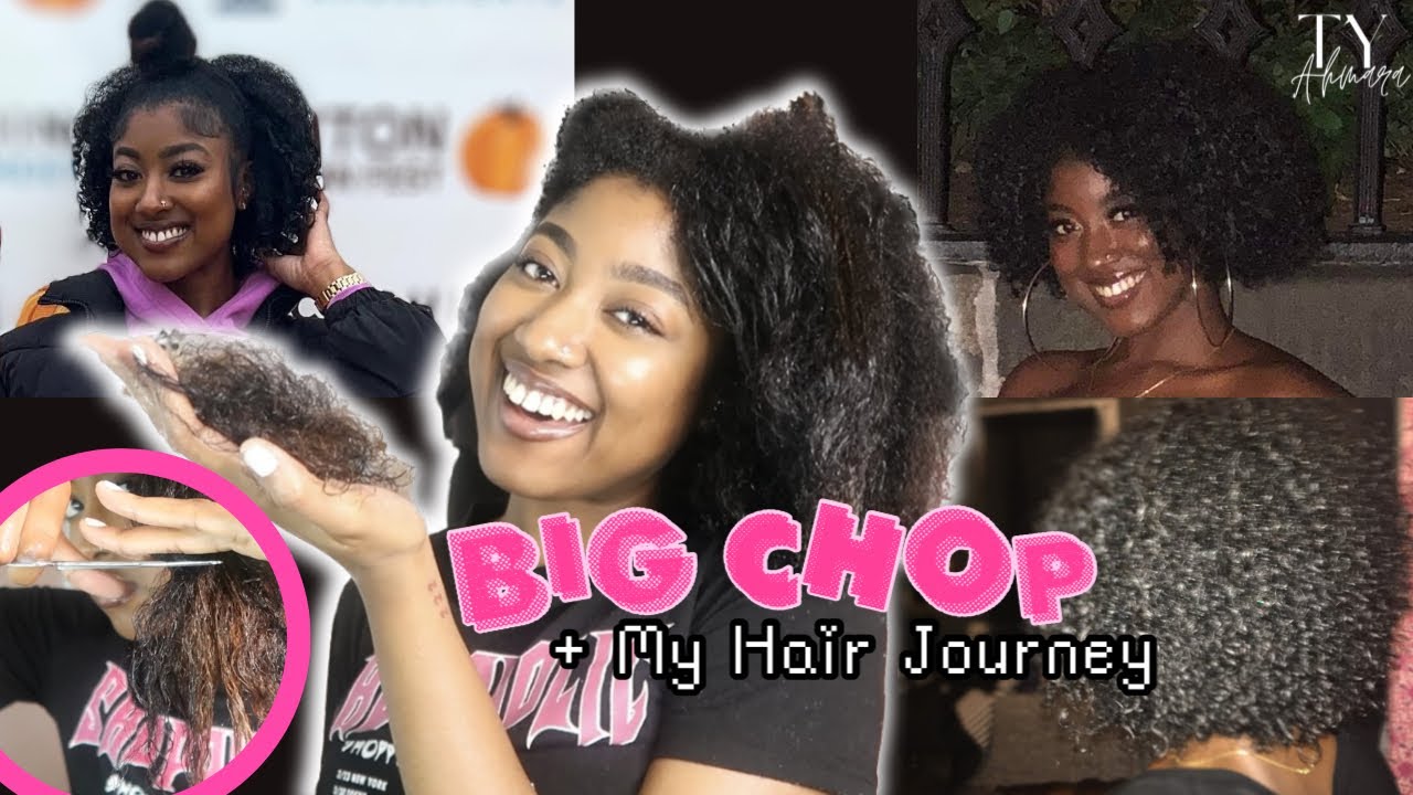 BIG CHOP ON HEAT DAMAGED HAIR…again 🥲 | My Hair Journey |  Ty.Ahmara♡