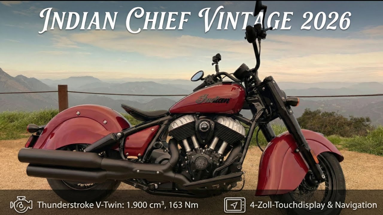 2026 Indian Chief Vintage feiert legendären Retro-Look
