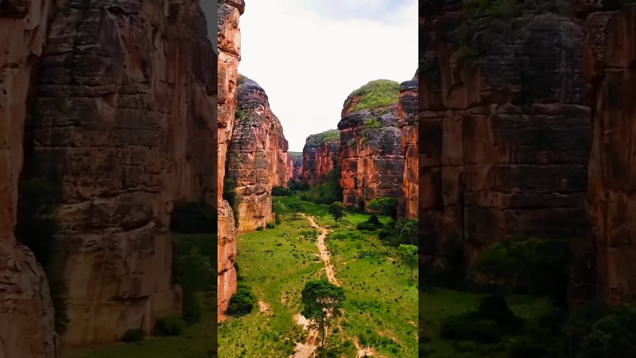 Places that don&rsquo;t feel real in Brazil #travelinspiration #brazil #summervibes #canyon #bonito #hike