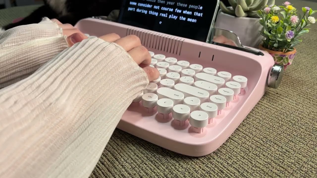 The Sounds of Keyboarding for the Background