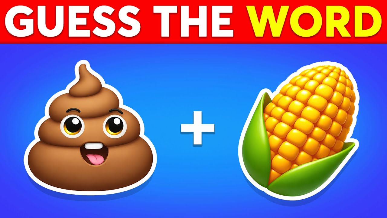 Guess The WORD By Emojis? 🤔💡 Emoji Quiz 2026