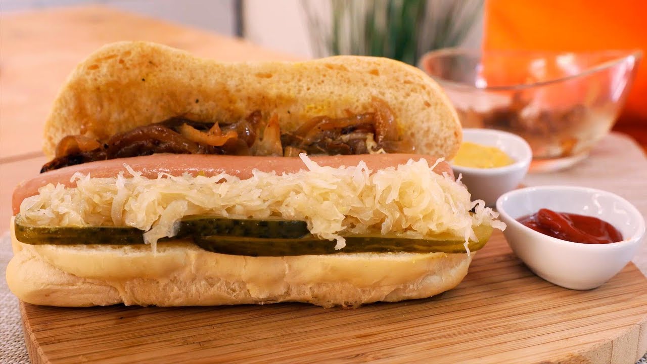 Hot dog al estilo alemán - Cocinatis