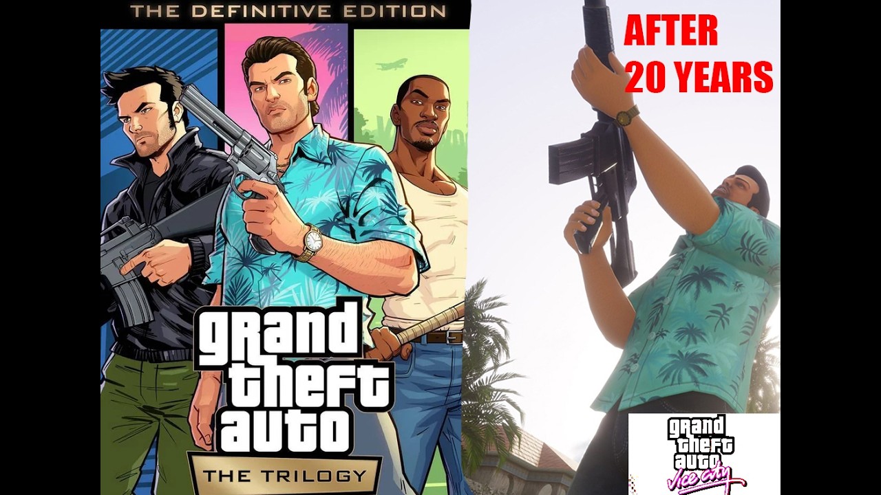 GTA TRILOGY RETURNING AFTER 20 YEARS | CHILDHOOD ERA | GTA VICE CITY GTA SAN ANDREAS LIVE GAMEPLAY