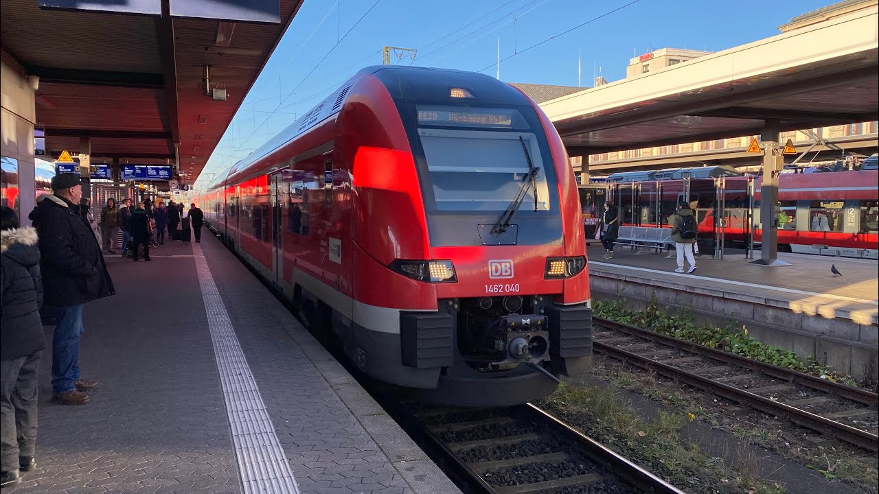 Im Siemens Desiro HC Br1462 des FTX als RE20 von Nürnberg nach Würzburg mit Sound & Vollgas 160 km/h