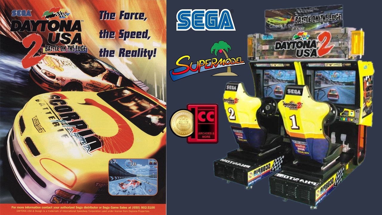DAYTONA USA 2 Battle On The Edge (Arcade) - Gameplay (Supermodel)