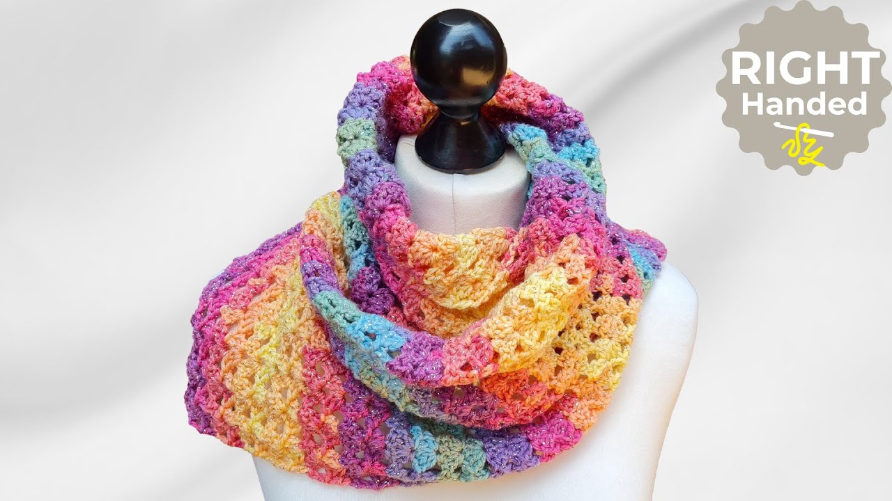 The Best Easy Crochet Scarf Tutorial - Dirty Granny