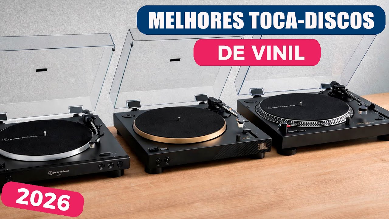 Os TOP 5 de 2026 - Os Melhores Toca-Discos de Vinil !