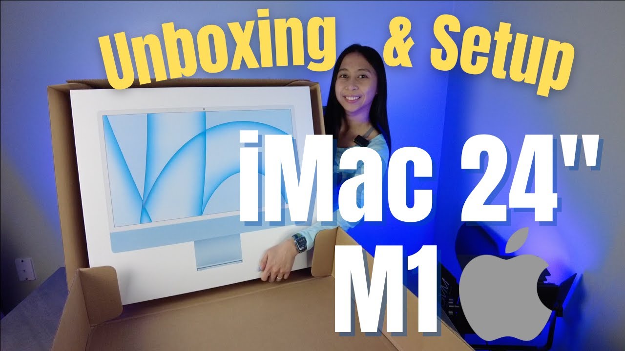 Apple iMac 24” M1 2021 (Blue) 4.5K Retina Upgrade: Unboxing & Desk Setup