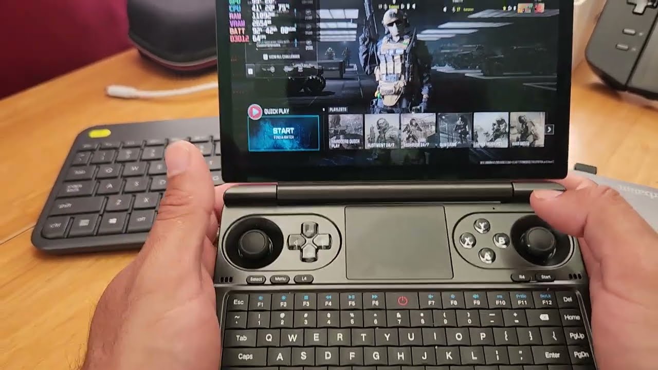GPD Win Mini playing COD MW3