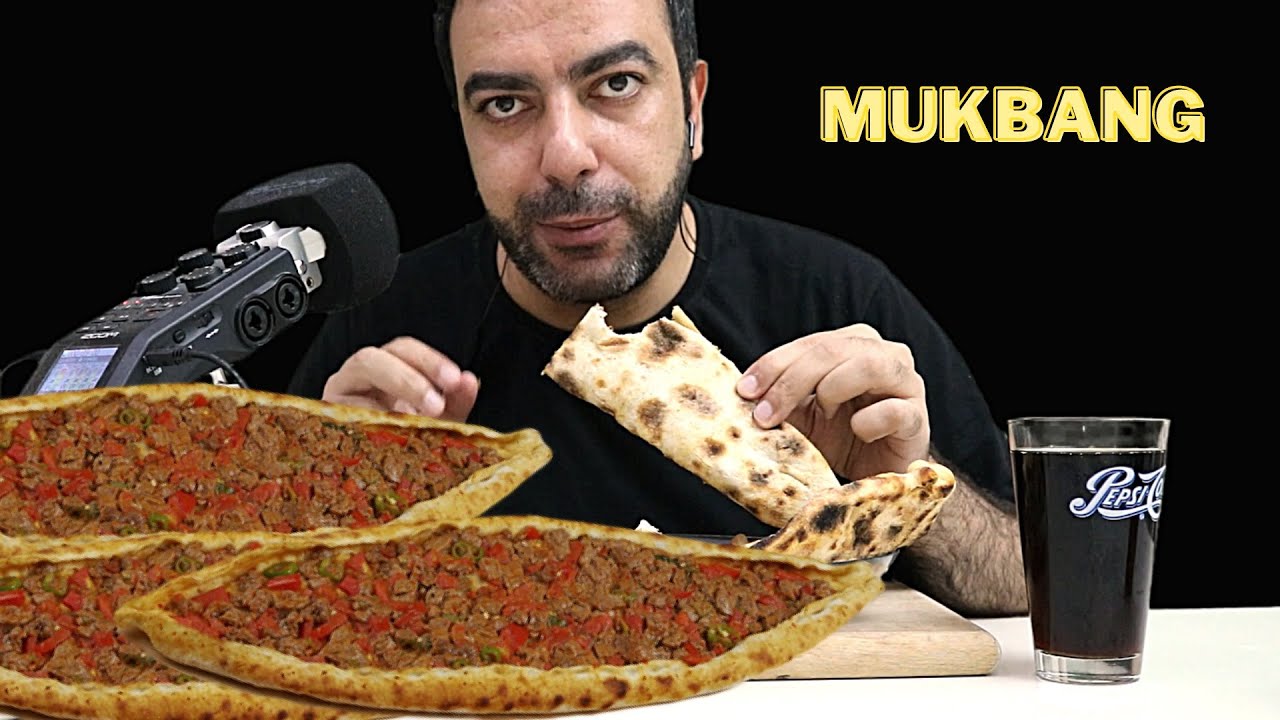 PİDE MUKBANG 2 | ETLİ EKMEK MUKBANG | TÜRKÇE MUKBANG ASMR