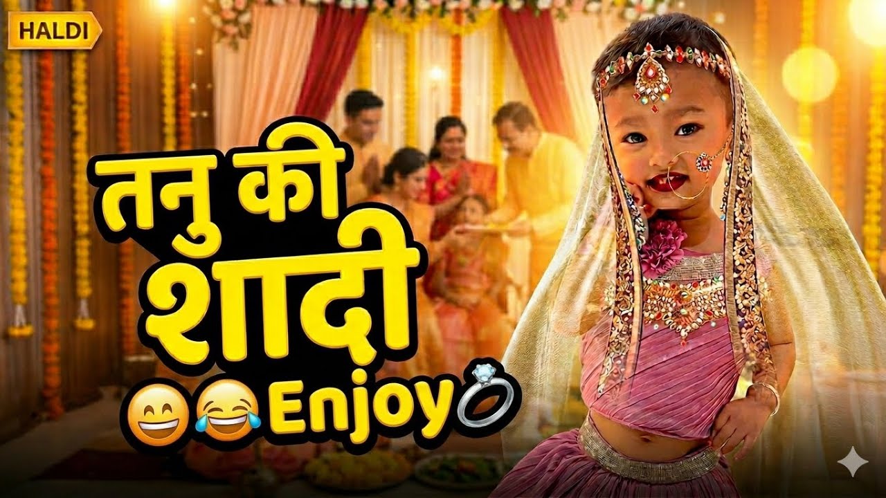 Tanvi Ki Mini Shaadi 😂💍 | Haldi Se Vidaai Tak Full Kids Wedding Vlog