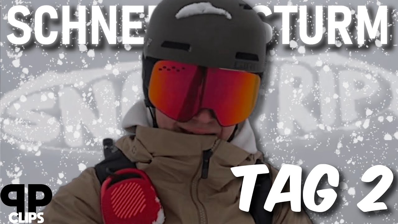 Papaplattes erste Abfahrt auf Hugos Offroad Schneesturm Piste - Tag 2