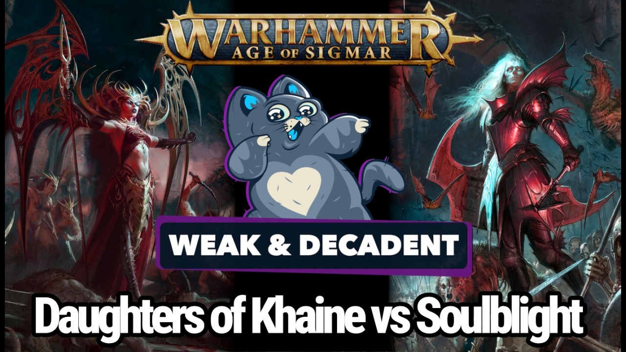 NEW GHB Daughters of Khaine vs Soulblight Gravelords - Age of Sigmar Battle Report