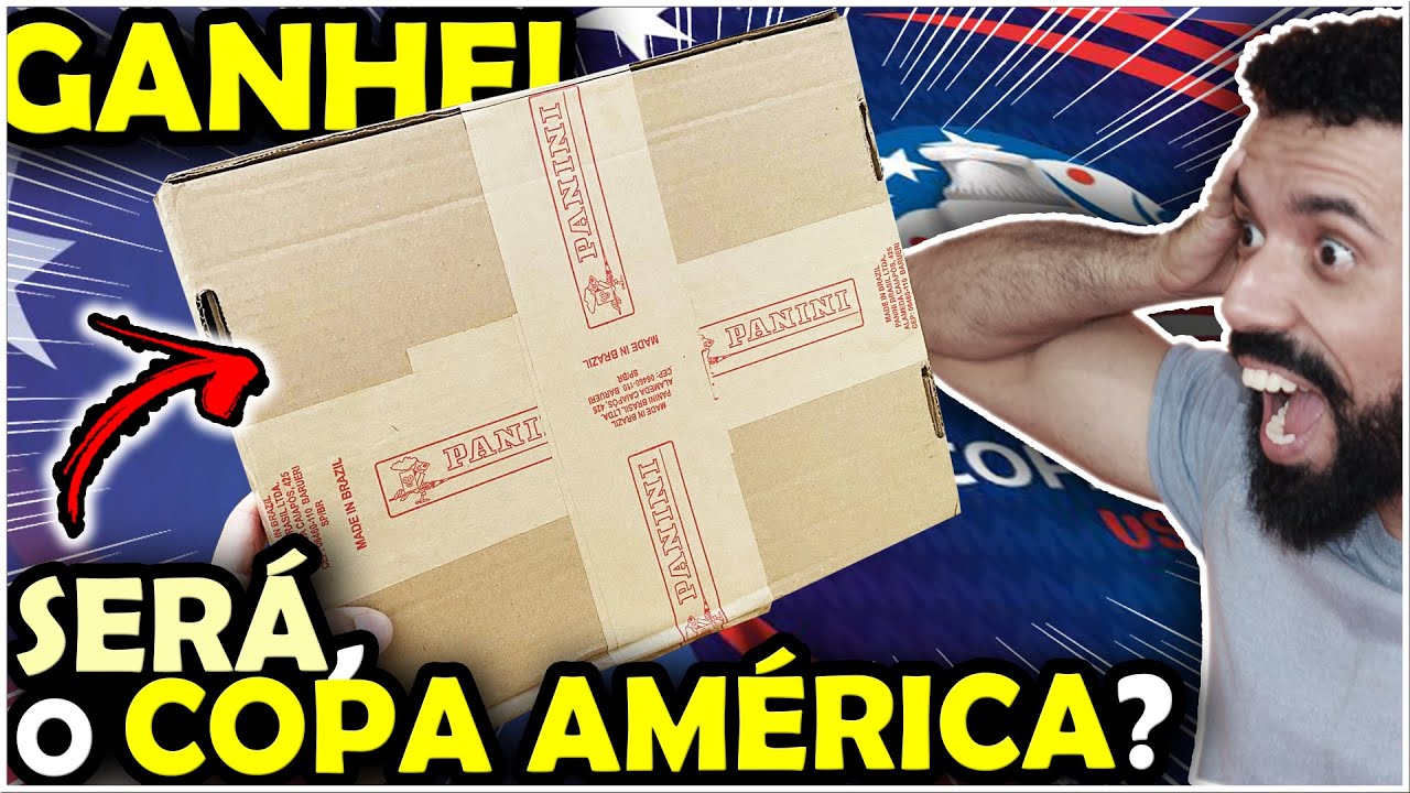 PANINI MANDOU UM PRESENTE - Espero que seja o Álbum de Figurinhas do Copa América 2024!