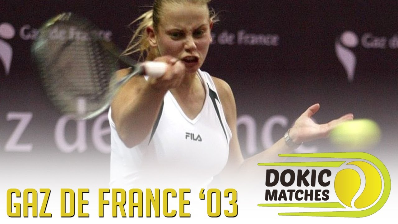 Jelena Dokic vs Emilie Loit - 2nd Round Gaz de France 2003, Paris