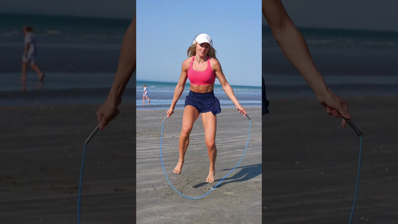 Life&rsquo;s a beach ☀️🌊 #jumprope #skipping #footwork #tricks