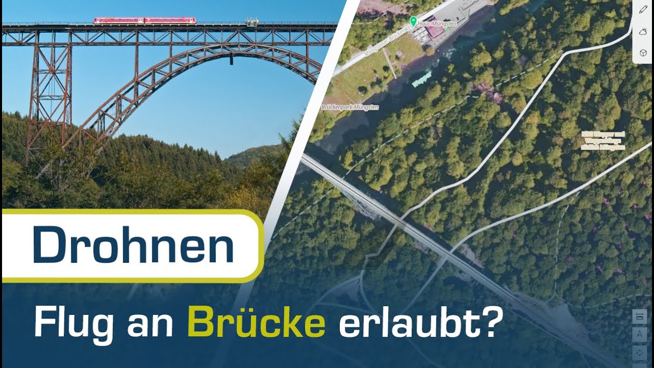 Drohne an Br&uuml;cke neben Naturschutzgebiet fliegen? | Flugvorbereitung Teil 7