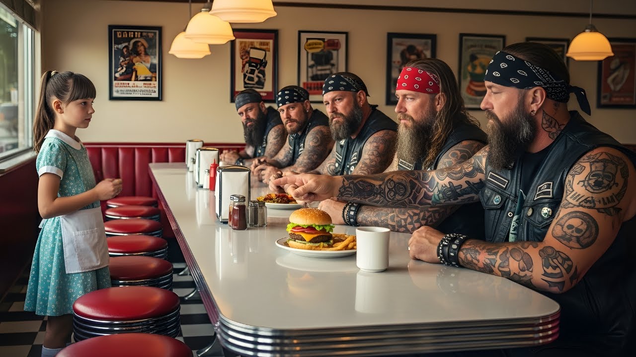 A Little Girl Says To The Hells Angels: “Hello, Sir, My Mom Has a Tattoo Just Like Yours” — What?