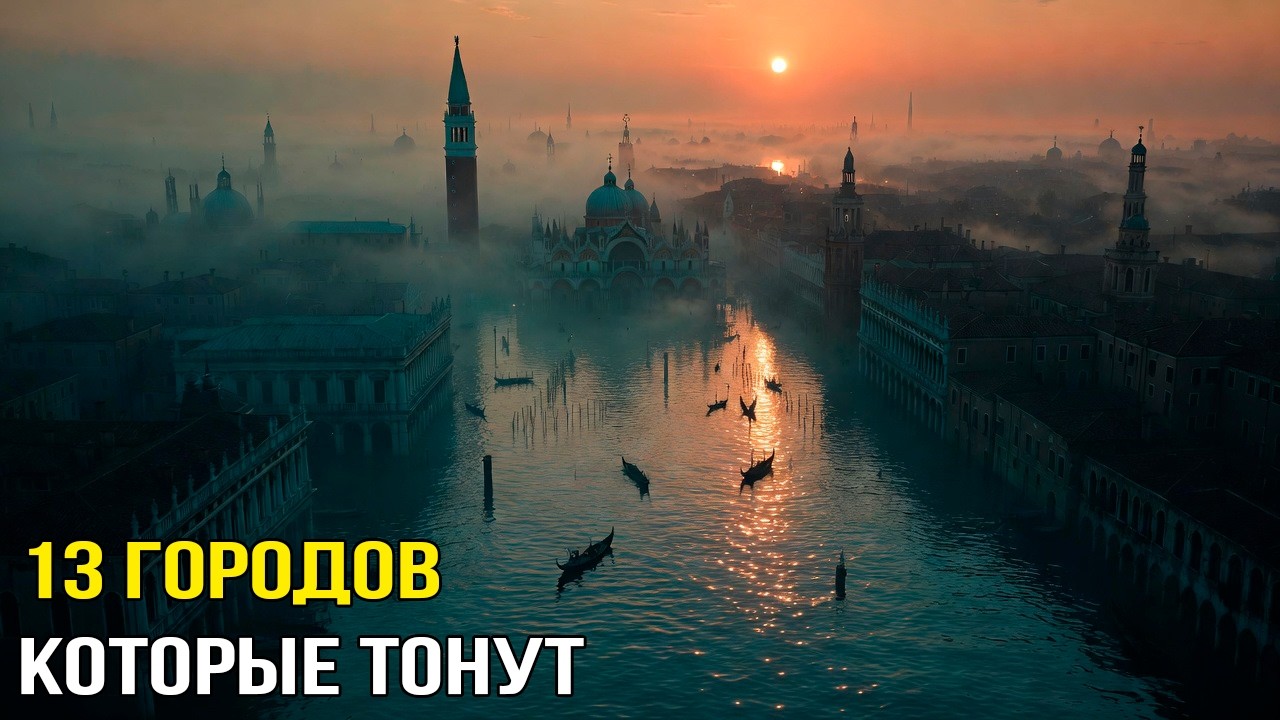ЗЕМЛЯ РАЗВЕРЗАЕТСЯ ПОД НОГАМИ! 13 Городов, Которые Медленно Уходят Под Землю!