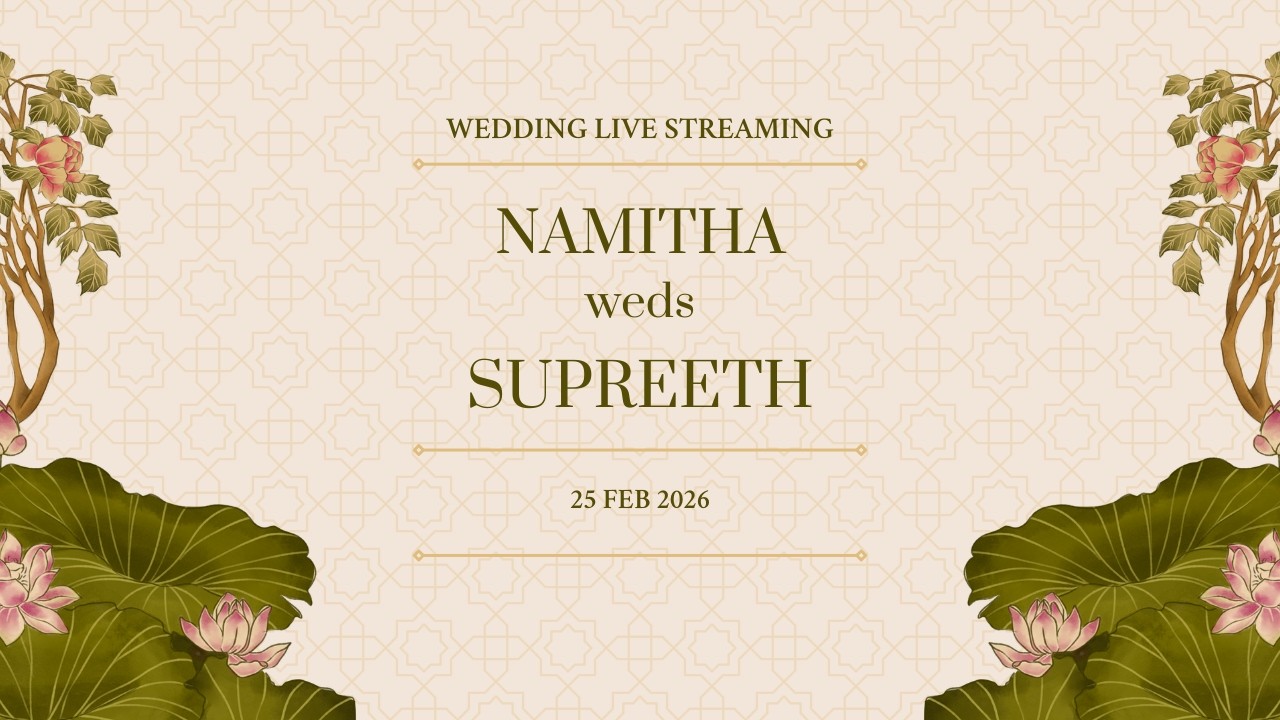 Wedding of Namitha & Supreeth