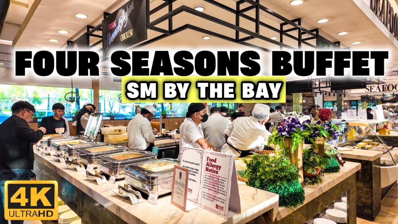 [4K] All You Can Eat Hotpot + Full Buffet! FOUR SEASONS BUFFET and HOTPOT SM by the Bay!
