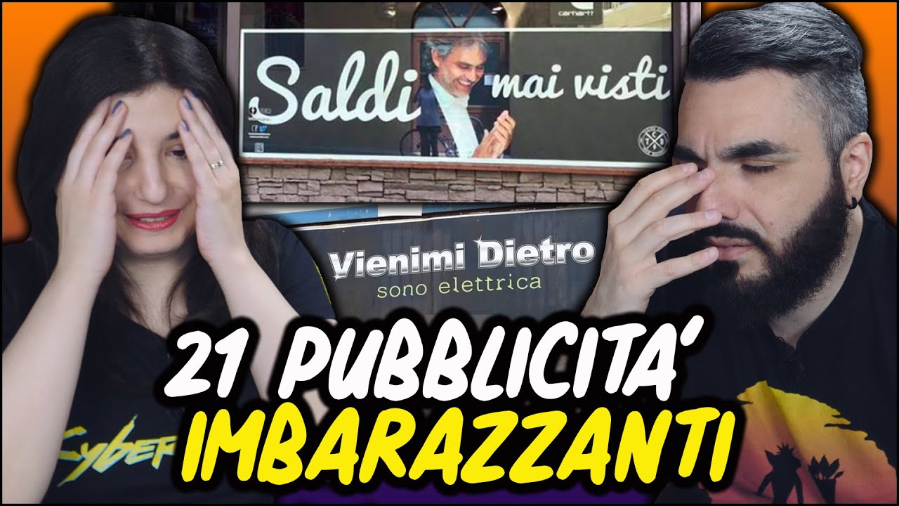 21 PUBBLICITÀ ITALIANE IMBARAZZANTI (a dir poco!)