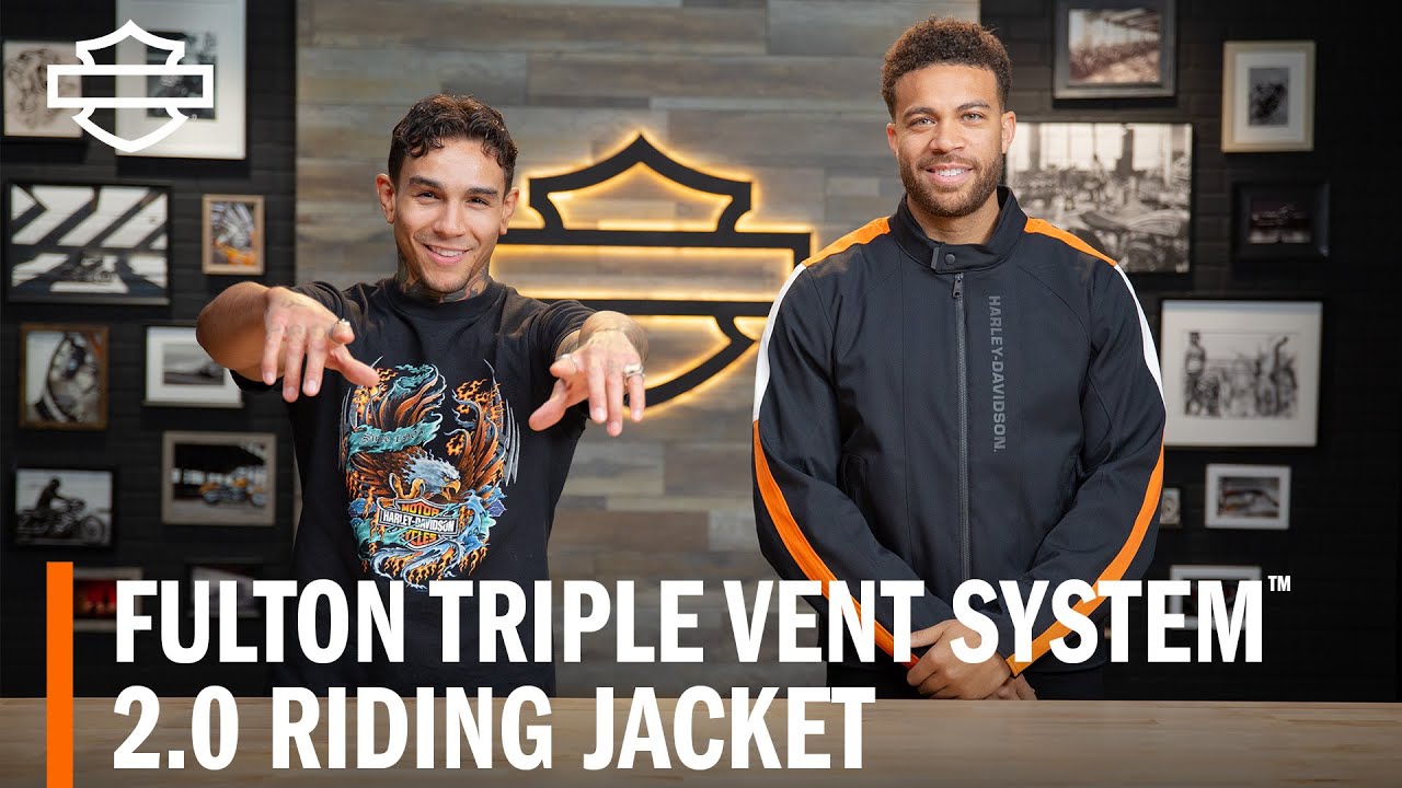 Harley-Davidson Fulton Triple Vent System 2.0 Riding Jacket Overview