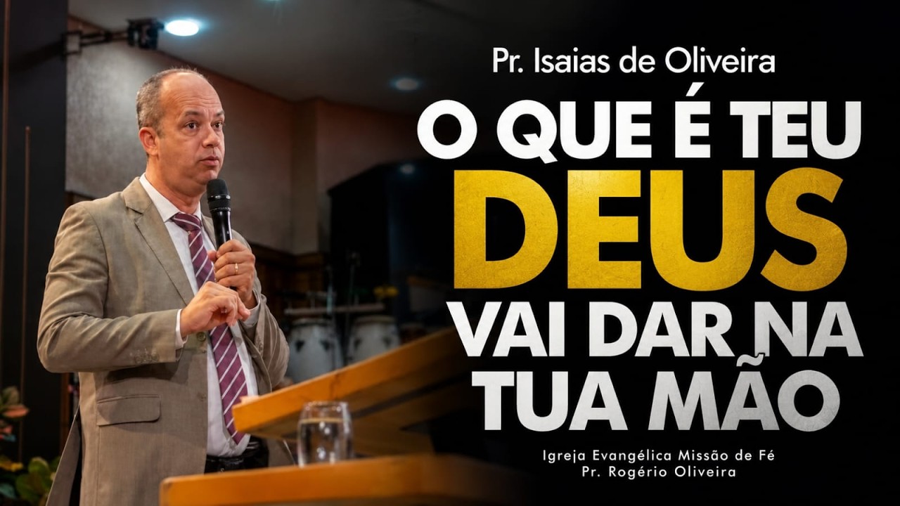 O QUE É TEU DEUS VAI DAR NA TUA MÃO | Pr. Isaías Oliveira