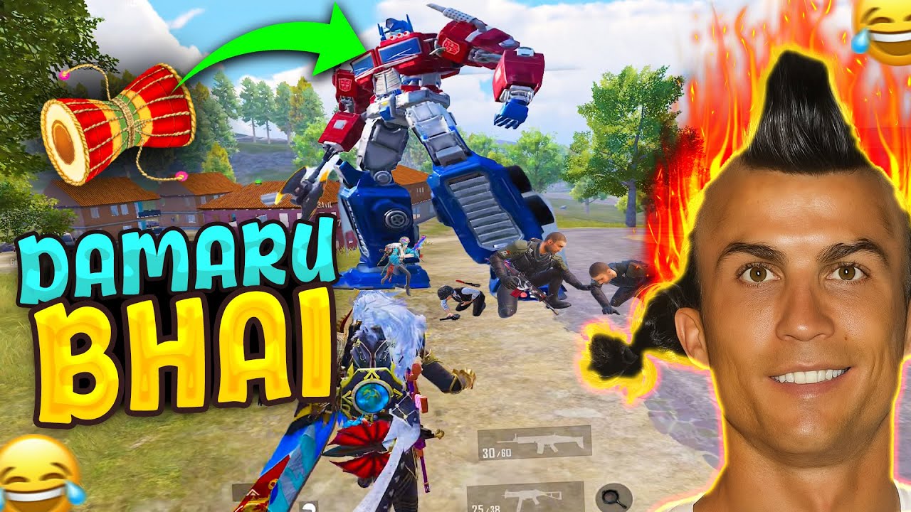 DAMARU BHAI = DABBA 😂 BGMI JEVEL | ONLY 1V4 |
