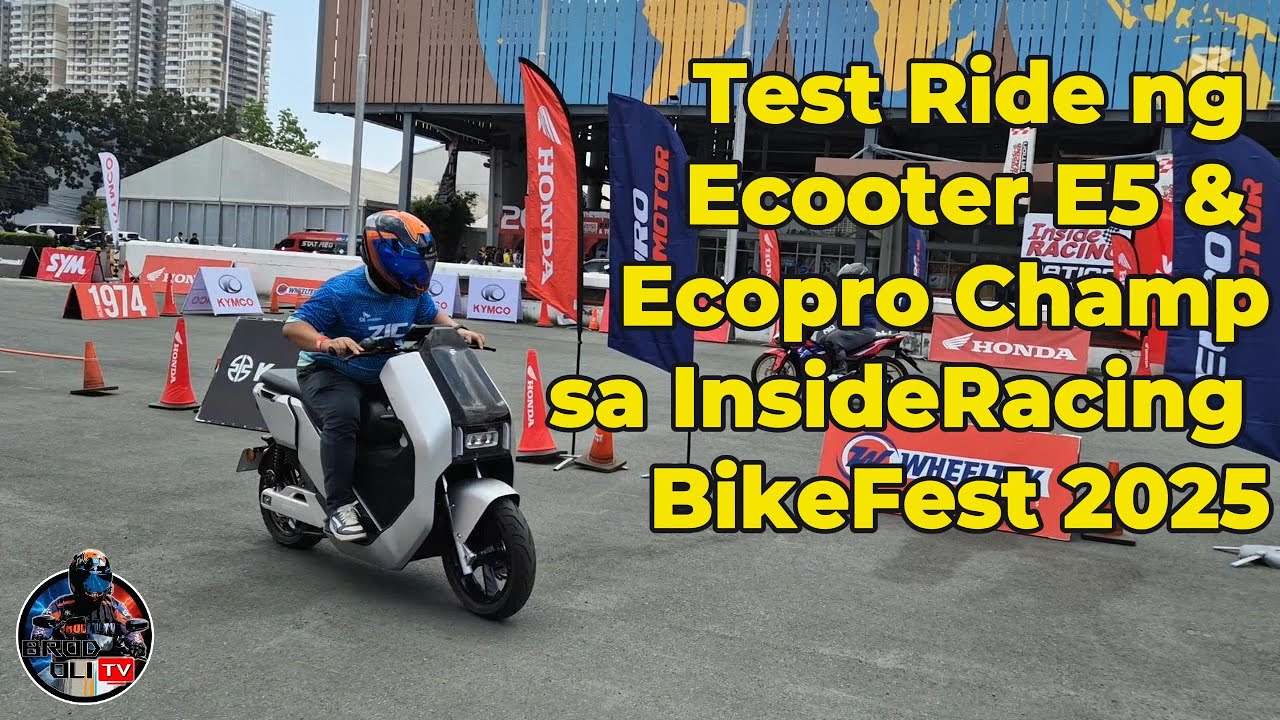 Test ride ng Ecooter E5 and Ecopro Champ F7 │ Highlights of InsideRacing Bikefest 2025