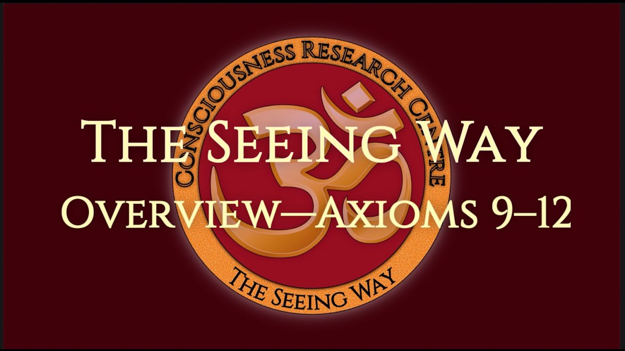 The Seeing Way Overview—Axioms Group 3: Epistemic