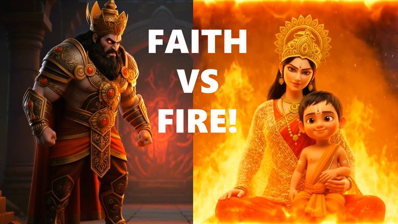 Thrown Into Fire?! | The Story of Prahlad & Holika | Holi Story for Kids