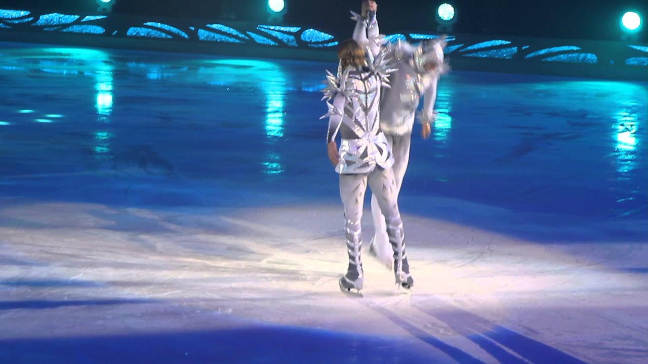 Johnny Weir and Evgeni Plushenko. The Snow King. 3.I.2015 St.Petersburg
