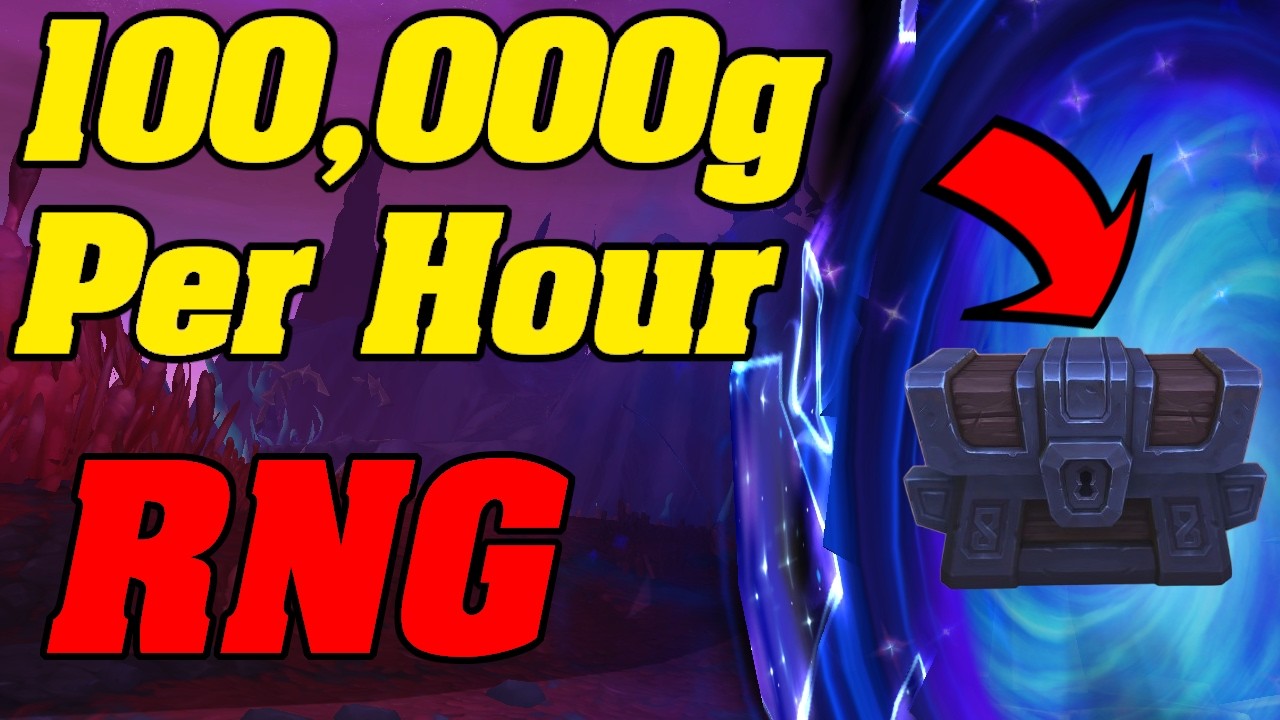 Ферма по добыче золота с высокой вероятностью выпадения 100 000 г/час в Midnight WoW