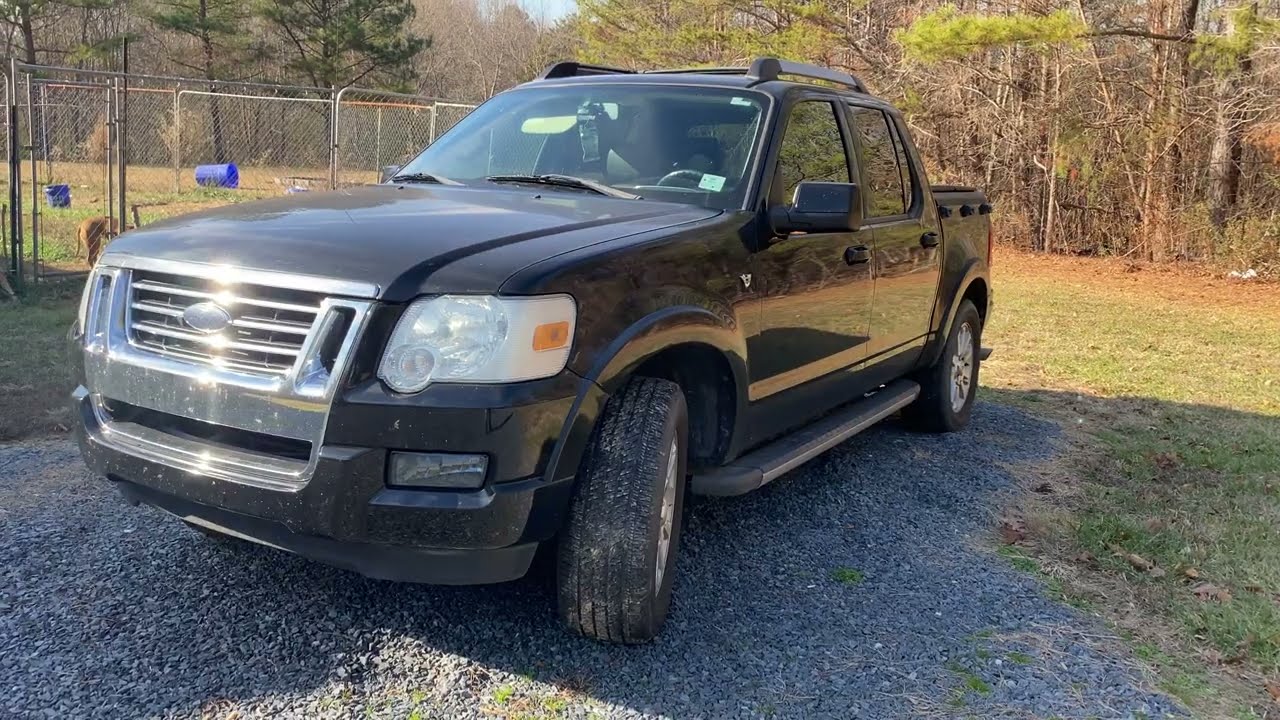 2007 ford explorer sport trac 4x4 limited in depth walk around and cold start