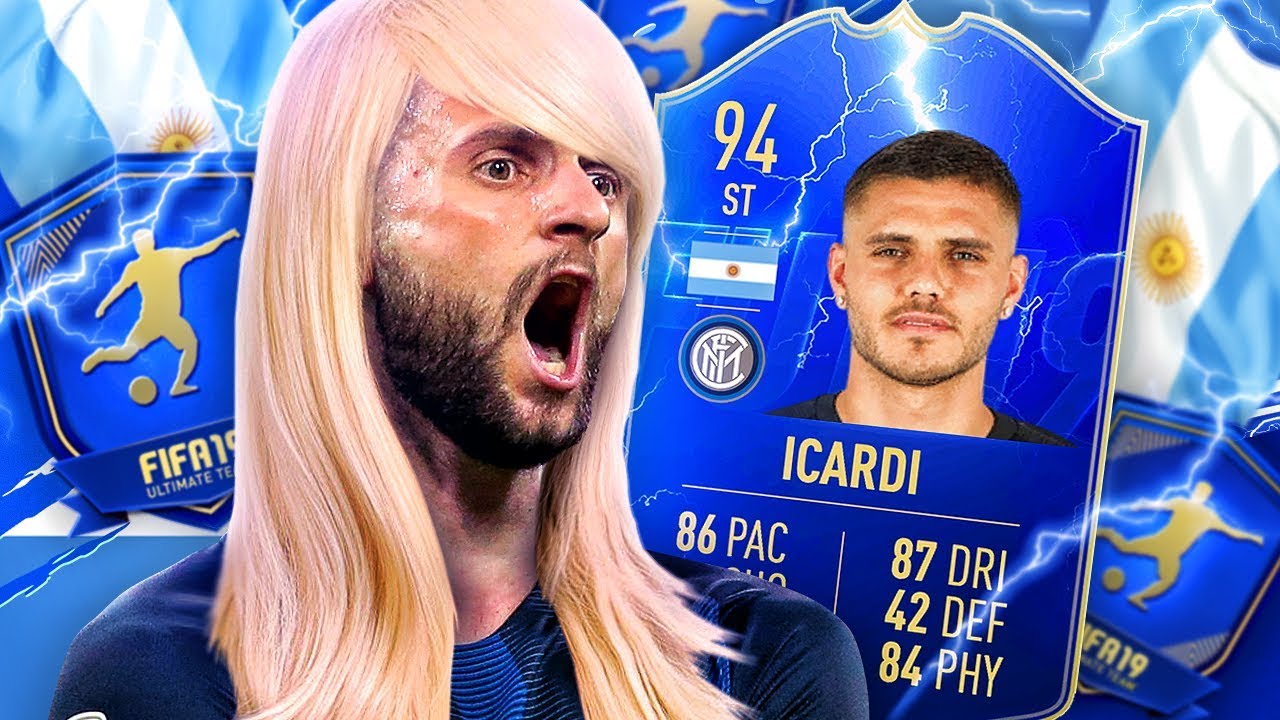 THIS CARD IS CHEAP! 94 TEAM OF THE SEASON MOMENTS ICARDI PLAYER REVIEW! FIFA 19 Ultimate Team