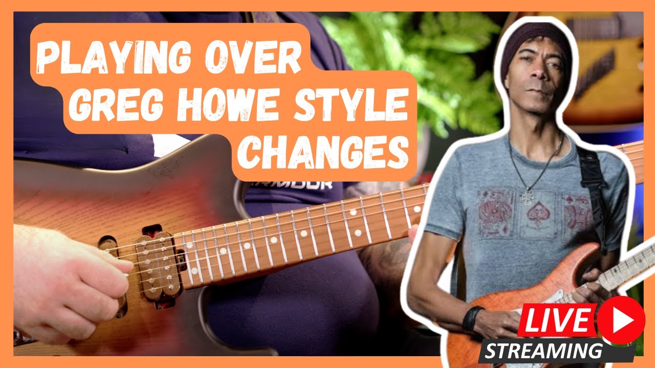 Let's Learn Live - Soloing Over Greg Howe Style Changes - Birds Eye View