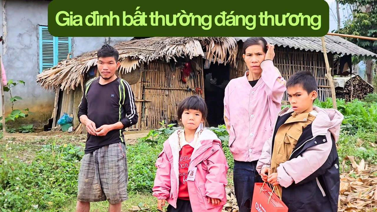 Gia đình anh Cu ,chị Chao thiểu năng  nhận nhiều quà ý nghĩa - Hạnh phúc BẤT NGỜ