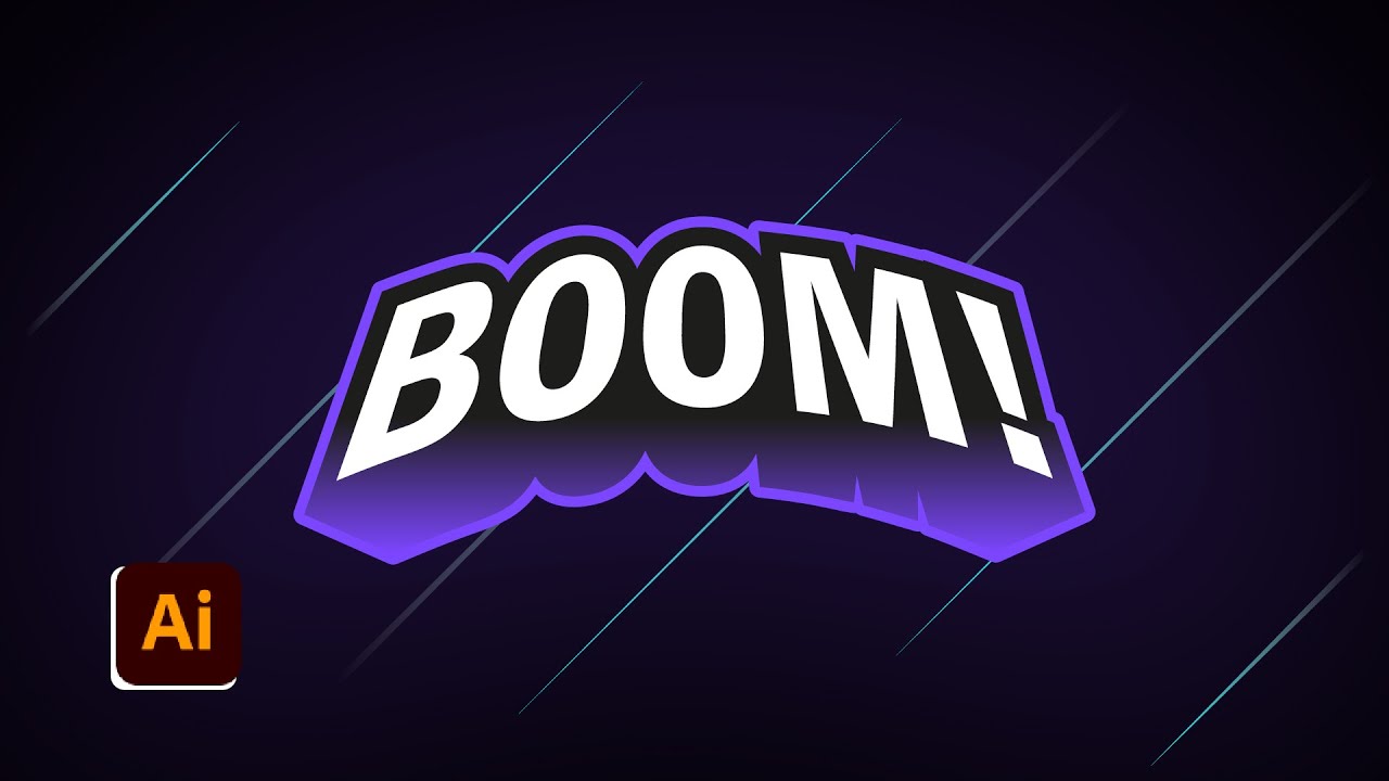 How to Create 3D Text Emblem Effect | Adobe Illustrator